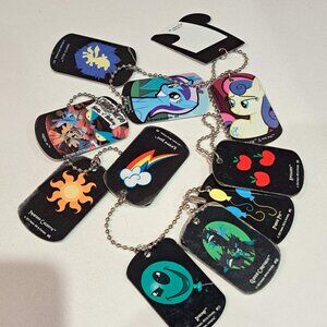 G4 FIM MLP my little pony  dog tags discord pinkie pie rainbow dash